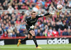Middlesbrough 02MAY15 Prints: Christian Walton in Action for Brighton and Hove Albion vs. Middlesbrough, May 2015
