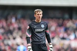 Middlesbrough 02MAY15 Prints: Christian Walton in Action: Brighton & Hove Albion vs. Middlesbrough (May 2015)