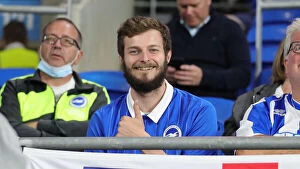 Images Dated 24th August 2021: Clash in the Carabao Cup: Cardiff City vs Brighton and Hove Albion (24.08.21)