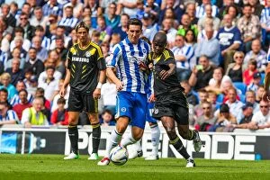 Images Dated 4th August 2012: A Clash with the Champions: Chelsea vs. Brighton & Hove Albion (2012-13)
