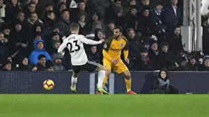 Images Dated 29th January 2019: Clash at Craven Cottage: Fulham vs. Brighton and Hove Albion (Premier League, 29 January 2019)