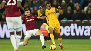 Images Dated 2nd January 2019: Clash at The London Stadium: Premier League Showdown between West Ham United