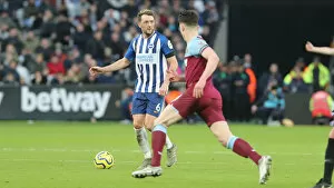 Images Dated 1st February 2020: Clash at London Stadium: West Ham United vs. Brighton and Hove Albion, Premier League, 01FEB20