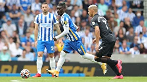 Images Dated 28th August 2021: Clash in the Premier League: Brighton & Hove Albion vs. Everton (28AUG21)