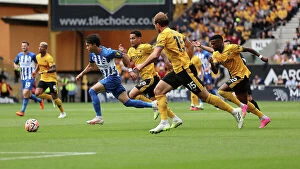Images Dated 19th August 2023: Clash in the Premier League: Wolverhampton Wanderers vs. Brighton and Hove Albion (19th August 2023)