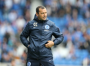Watford 25APR15 Prints: Colin Calderwood Focused: Brighton and Hove Albion vs
