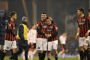 Fulham 29DEC14 Prints: Colunga and Holla in Action: Fulham vs. Brighton & Hove Albion (December 2014)