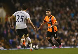 Tottenham Hotspur 29OCT14 Prints: Colunga vs. Tottenham: Capital One Cup Clash between Brighton and Spurs (29OCT14)