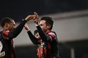 Fulham 29DEC14 Prints: Colunga's Strike: Fulham vs. Brighton & Hove Albion (29DEC14)
