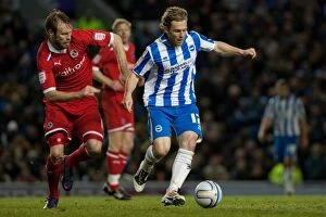 Images Dated 10th April 2012: Craig Mackail-Smith in Action: Brighton & Hove Albion vs. Reading, April 10, 2012