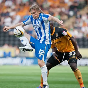 Craig Mackail-Smith in Action for Brighton & Hove Albion against Hull City, Npower Championship, August 18, 2012
