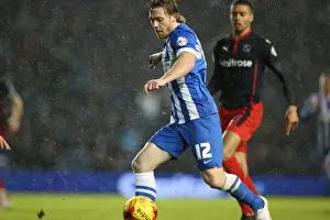 Craig Mackail-Smith in Action: Brighton & Hove Albion vs. Reading, American Express Community Stadium (December 2014)