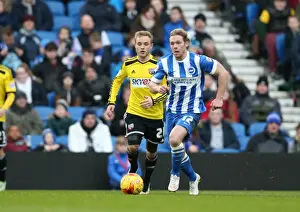 Brentford 17JAN15 Prints: Craig Mackail-Smith in Action: Brighton & Hove Albion vs. Brentford (17Jan15)