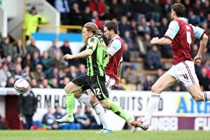 Images Dated 6th April 2012: Craig Mackail-Smith in Action: Burnley vs. Brighton & Hove Albion, April 6, 2012