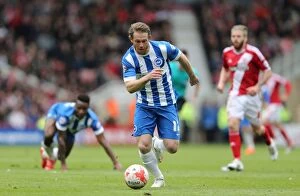 Images Dated 2nd May 2015: Craig Mackail-Smith in Action: Middlesbrough vs. Brighton and Hove Albion (02MAY15)