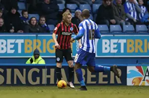 Sheffield Wednesday 14FEB15 Prints: Craig Mackail-Smith in Action: Sheffield Wednesday vs