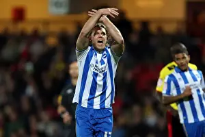Watford - 18-09-2012 Prints: Craig Mackail-Smith Scores Penalty Kick for Brighton & Hove Albion Against Burnley in Npower Championship (12-09-2012)