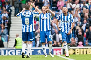 Barnsley - 25-08-2012 Prints: Craig Mackail-Smith's Goal Celebration: Brighton & Hove Albion vs Barnsley