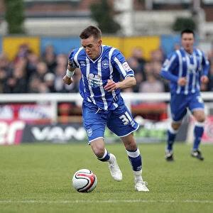 Craig Noone Collection: Craig Noone makes his Albion debut at Exeter City