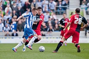 Images Dated 10th March 2012: Craig Noone's Thrilling Performance: Brighton & Hove Albion vs Portsmouth