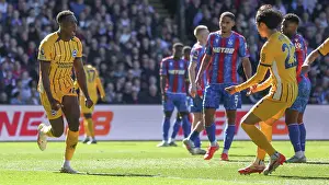 Scores A Goal 1 1 Prints: Crystal Palace v Brighton and Hove Albion Premier League 05APR25