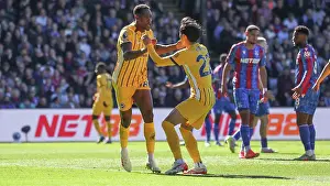 Scores A Goal 1 1 Prints: Crystal Palace v Brighton and Hove Albion Premier League 05APR25
