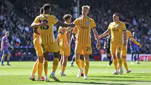 Scores A Goal 1 1 Prints: Crystal Palace v Brighton and Hove Albion Premier League 05APR25