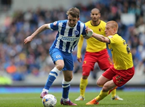 Watford 25APR15 Prints: Dale Stephens: In Action Against Bournemouth, Sky Bet Championship (25APR15)
