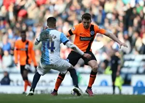 Images Dated 21st March 2015: Dale Stephens in Action: Brighton and Hove Albion vs. Blackburn Rovers, Sky Bet Championship
