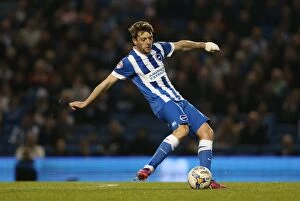 Images Dated 14th April 2015: Dale Stephens: In Action for Brighton and Hove Albion vs. Huddersfield Town AFC