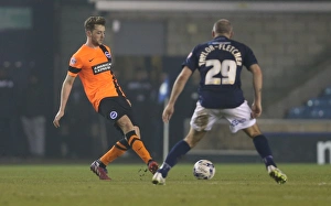 Dale Stephens in Action: Millwall vs. Brighton and Hove Albion, Sky Bet Championship 2015 (17MAR15)
