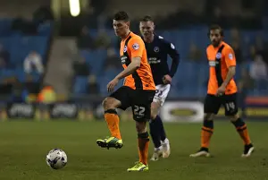 Millwall Prints: Danny Holla in Action: Brighton Midfielder Faces Off Against Millwall (17MAR15)