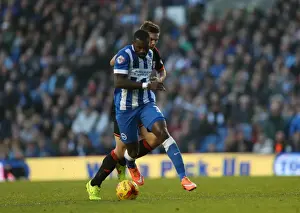 Fulham 29NOV14 Prints: Darren Bent in Action: Brighton & Hove Albion vs Fulham