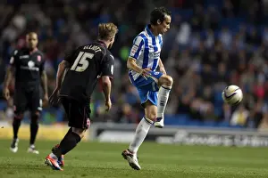 Birmingham City - 29-09-12 Prints: David Lopez in Action: Brighton & Hove Albion vs Birmingham City