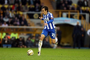 Wolves - 10-11-2012 Prints: David Lopez: In Action Against Wolverhampton Wanderers