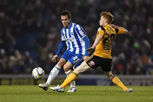 Hull City - 09-02-2013 Prints: David Lopez Concentrates: Brighton & Hove Albion vs Hull City