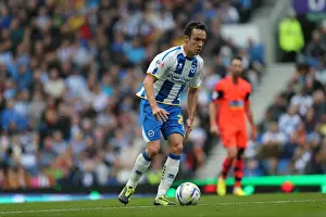 Bolton Wanderers - 21-09-2013 (Spanish Day!) Prints: David Lopez Presses Forward: Brighton & Hove Albion vs Bolton Wanderers (September 21)