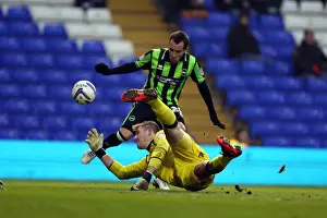 Birmingham City - 19-01-2013 Prints: David Lopez vs. Jack Butland: Intense Battle in Birmingham City vs