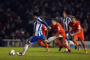 Millwall - 18-12-2012 Prints: David Lopez's Dramatic Penalty: Brighton & Hove Albion 2-2 Millwall (December 18)