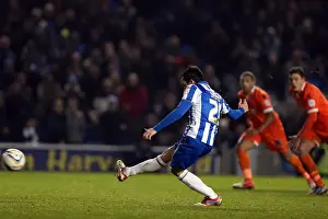 Millwall - 18-12-2012 Prints: David Lopez's Penalty: Brighton & Hove Albion vs Millwall