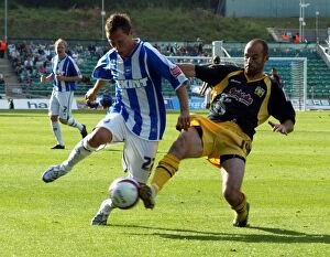 Images Dated 28th September 2007: David Martins Thrilling Action for Brighton & Hove Albion vs Yeovil Town, September 2007
