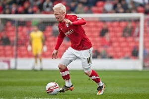 Images Dated 28th April 2012: David Perkins of Brighton & Hove Albion in Action against Barnsley, Npower Championship, 2012