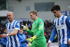 Images Dated 21st February 2015: David Stockdale in Action: Brighton & Hove Albion vs Birmingham City (21FEB15)