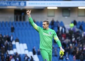 Images Dated 21st February 2015: David Stockdale in Action: Brighton & Hove Albion vs Birmingham City (21FEB15)