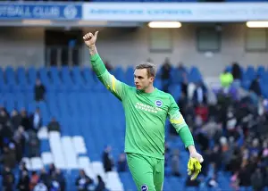 David Stockdale in Action: Brighton & Hove Albion vs Birmingham City (21FEB15)