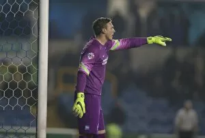 Images Dated 17th March 2015: David Stockdale in Action: Millwall vs. Brighton and Hove Albion