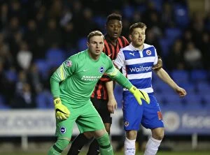 Images Dated 10th March 2015: David Stockdale in Action: Reading vs. Brighton and Hove Albion