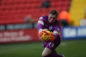 Charlton Athletic 10JAN15 Prints: David Stockdale: In Action at The Valley - Charlton Athletic vs