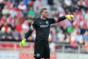 Rotherham United 06APR15 Prints: David Stockdale: Saving the Day for Brighton and Hove Albion against Rotherham United