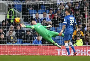 Reading 26DEC14 Prints: David Stockdale's Spectacular Saves: Brighton and Hove Albion vs. Reading (26DEC14)